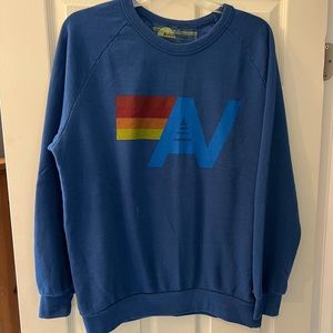 Aviator Nation Blue Logo Sweatshirt XXL